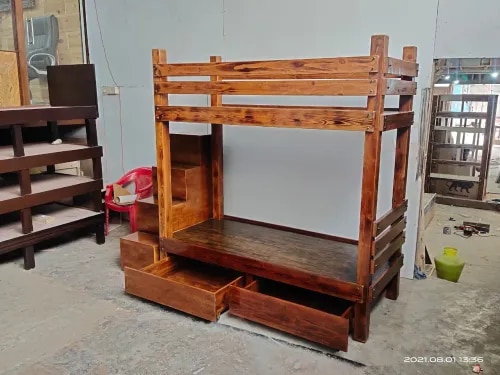 Antique Wooden Polishing Bunk Bed product image