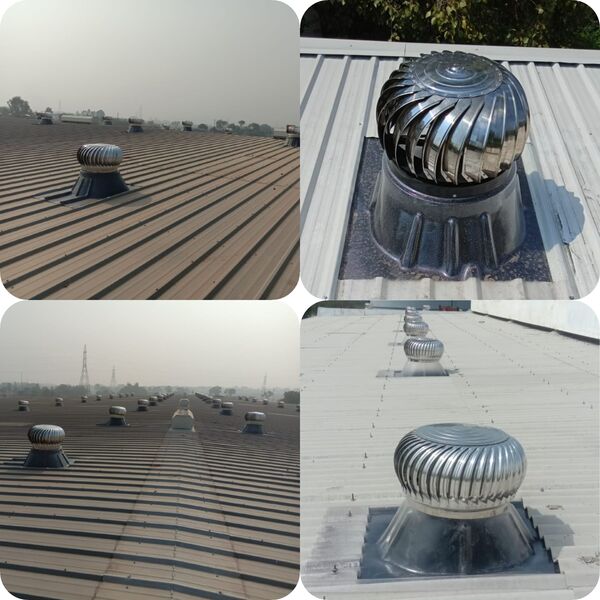 We are a reputed entity in the industry, actively engaged in offering an optimum quality range of Air Ventilators.Details:•	Offered ventilators are based on the latest principle of operation.•	Rotating vanes of the turbo vent create low pressures zone due to the centrifugal force. This, in turn, withdraws the fresh air from outside and helps in replacing polluted air or hot air continuously to the atmosphere.Applications:•	Factories•	Warehouses•	Workshops•	Industrial Sheds•	Domestic applicationFeatures:•	Sturdy design•	Suited for buildings with explosive environment•	Can be easily mounted on any roofing•	Assured ventilation•	Wind-powered roof mounted ventilators that are designed to withstand high wind speeds•	Made up of closely spaced profiled vanes, these are rainwater proof•	Capable of removing heat, dust and fumes•	Helps in avoiding condensation at the bottom of the roof Size(Inch)	Price/Piece21/28	            450024/32	             5000