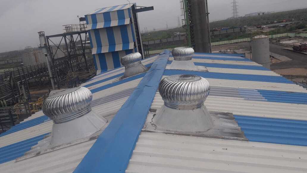 Roof Air Ventilator suppliers In Rajasthan.We are highly acclaimed in this industry for providing an optimum quality range of Roof Air Ventilator.Applications:•	Restaurants•	Factories•	Ware Houses•	Paint Shops•	Power sector•	Cinema halls•	Malls•	Chemical•	Medicine•	Textile and dye•	Metallurgy•	Construction•	TunnelFeatures:•	Runs on wind power•	Performs even at very low wind velocity•	Its weather and storm proof; No leaks even during the heaviest of the rains•	It is adoptable to any kind of roofing, whether AC sheets, metallic sheets or even RCC slabs•	It's maintenance free•	Enhances esteem of the building