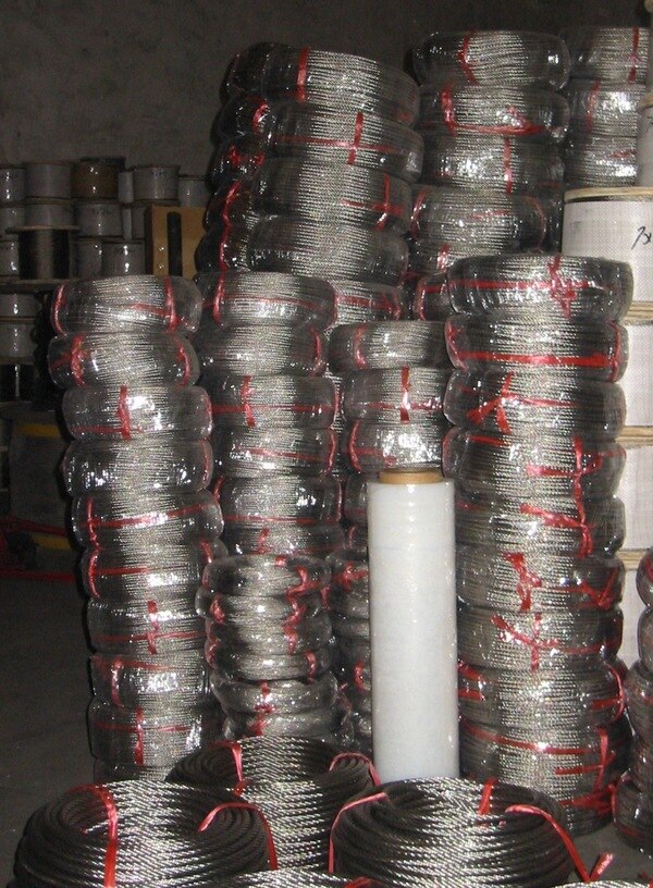 Stainless Steel Wire Rope, Dia 8mm, 7x19, Grade 304, 316, 316L