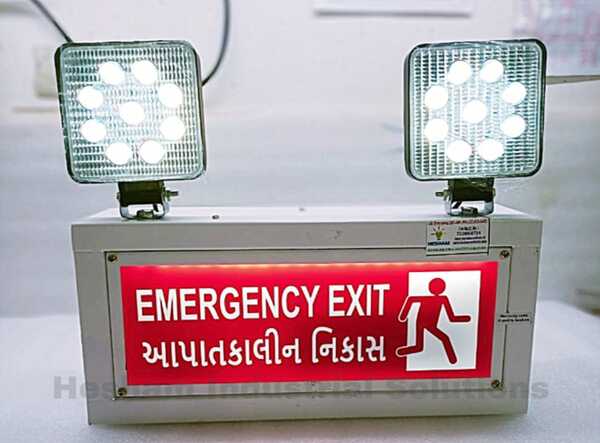 4Hours Backup  Inbuilt 6V 4.5Ah battery  Input 230 v, 50 Hz AC  EMERGENCY EXIT L.E.D display good life and best performance