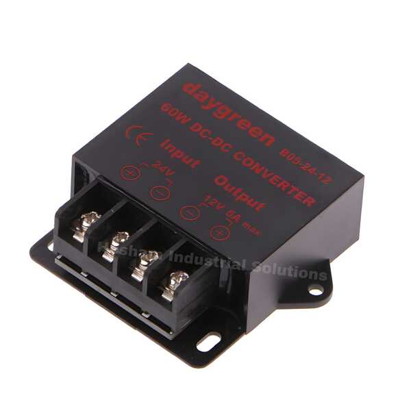 DC To DC Converter 24V to 12V 5A 60W