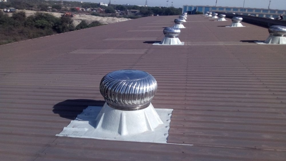 FRP Base Roof Ventilator manufacturer In Bharuch.Industrial Roof Turbo Ventilator. Under the surveillance of our knowledgeable professionals, this ventilator is manufactured from the superior quality raw material and cutting-edge technology at our premises. The offered ventilator draws fresh air from outside and replaces it with polluted and hot inside air. Apart from this, provided ventilator is available in different technical specifications for our prestigious clients. We are offering Aluminium Turbine Air Ventilators to our clients. These air ventilators are manufactured by making use of the potential energy and kinetic energy that are concealed in the wind. The Benefits of Air Ventilators:•	It is no electricity or energy costing and noiseless, exhausting air naturally and effectively.•	It can work for a long time so as to make fresh air circulating.•	Easy to install.# Turbo Air  Ventilator manufacturer In Bharuch#  Stainless Steel  Turbo Ventilator manufacturer And supplier In Bharuch# Air Ventilator manufacturer In Bharuch# Industrial Turbo  Ventilator manufacturer In Bharuch# Powerless Ventilator
