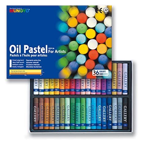 Mungyo Gallery Oil Pastels Cardboard Box (Assorted) -Set of 36