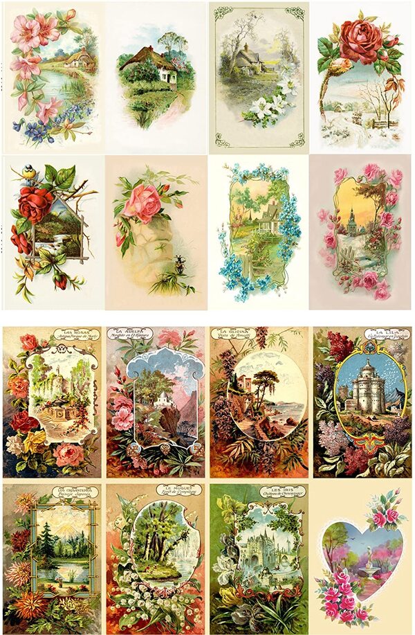  Decoupage Paper Napkin Tissue/ Decoupage Tissue for Art & Craft work