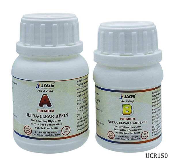Ultra Clear Resin (100 Gms) & Hardener (50 Gms