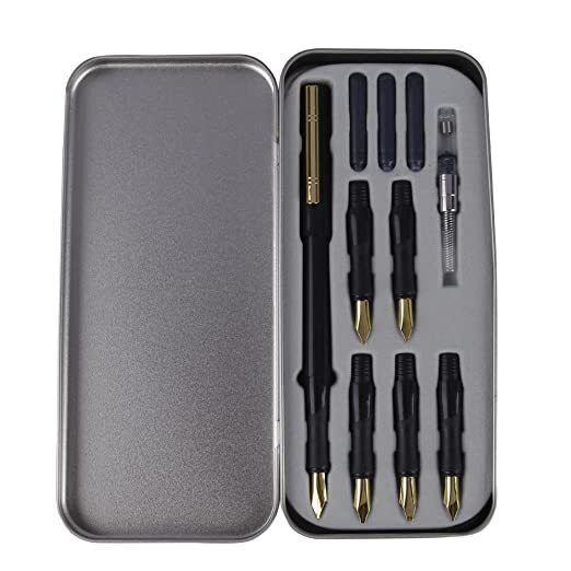 Artist Calligraphy pen set in Attractive Tin Case