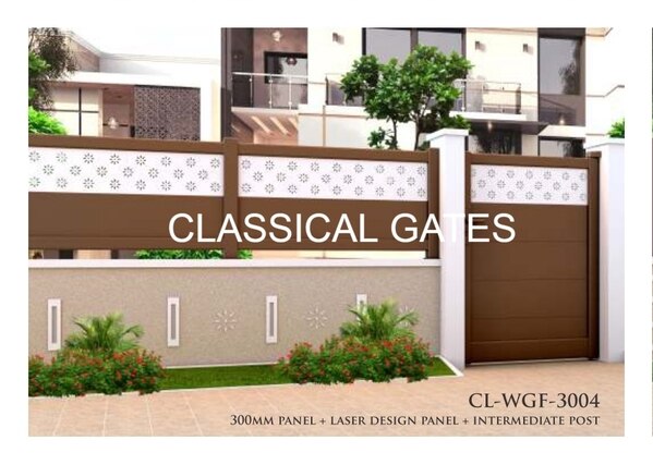 Fences & Wicket Gates ~ 300 MM Panel + Laser Design Panel + Intermediate Post