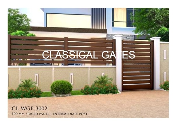 Fences & Wicket Gates ~ 100 MM Spaced Panel + Intermediate Post