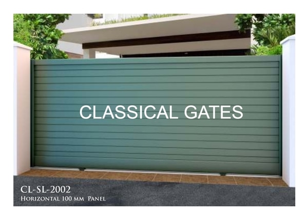 Sliding Gates ~ Horizontal 100 mm Panel