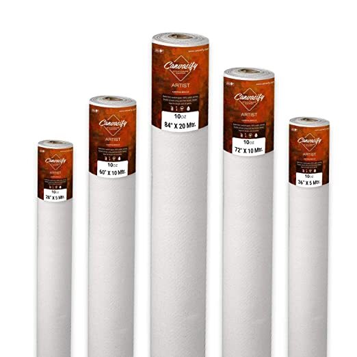 Camel Professional Cotton Canvas Rolls 36