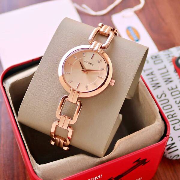 FOSSIL WOMENS ROSE GOLD COLLECTION 