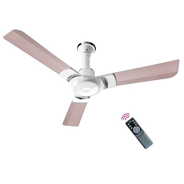 Ottomate Sense Connect Smart BLDC with Remote 3 Blade 1200 MM High Speed Ceiling fan (Lilac Pink, Pack of 1)