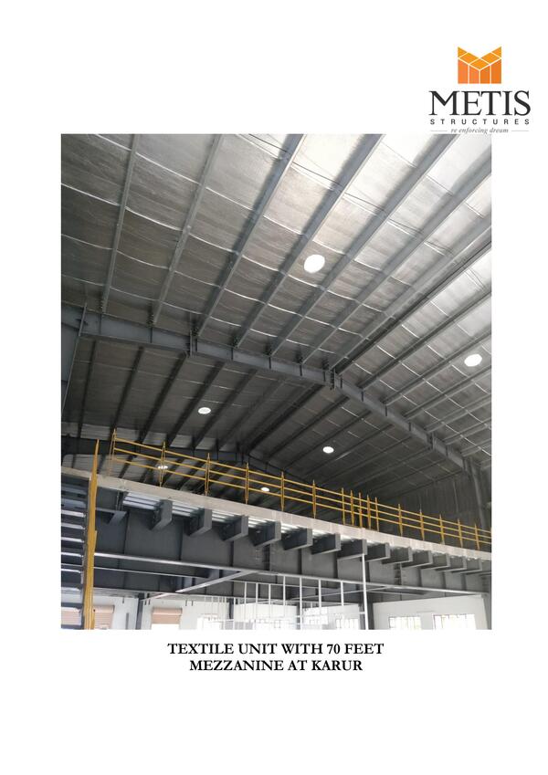 Textile Unit with 70 Feet Structure