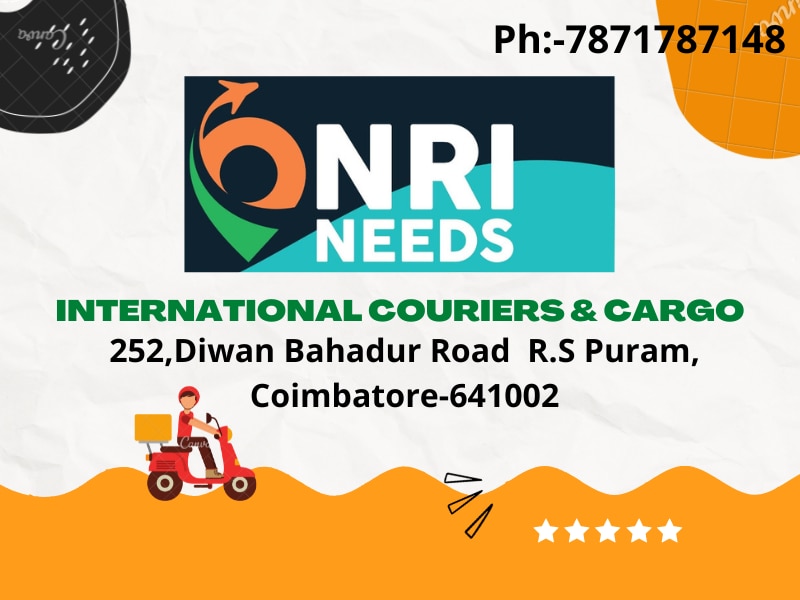we provide International courier Coimbatore . free door step pickup service.
