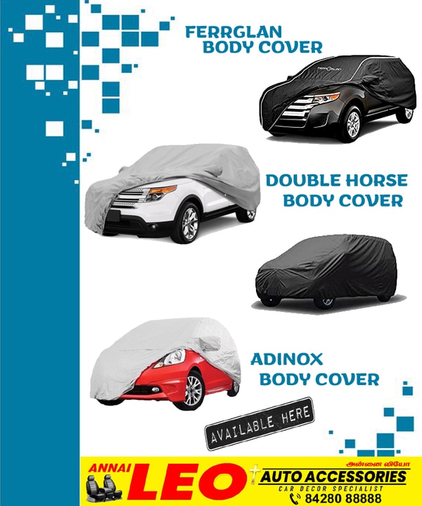 Car Body Cover available for all types of cars.