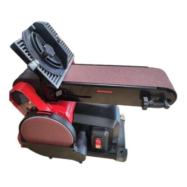 Power input: 370WNo Load Speed: 2980RPMBelt Size: 915 x 100mmDisc Size: 150mm Dia