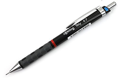  Rotring Tikky Mechanical Pencil 0.7 mm Black With Colour Coding