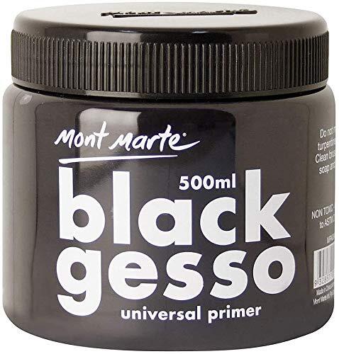  Mont Marte Black Gesso - 500ml (Black)