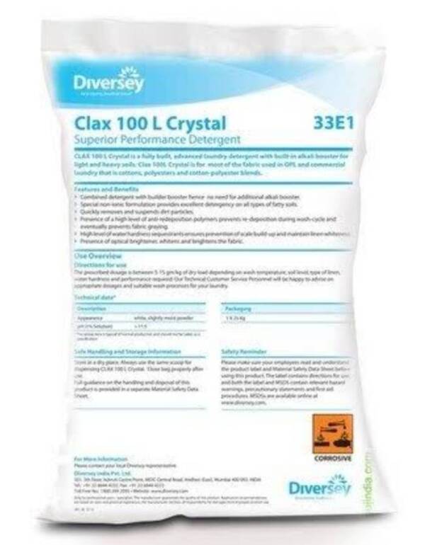 Taski CLAX 100L Crystal Laundry Powder 