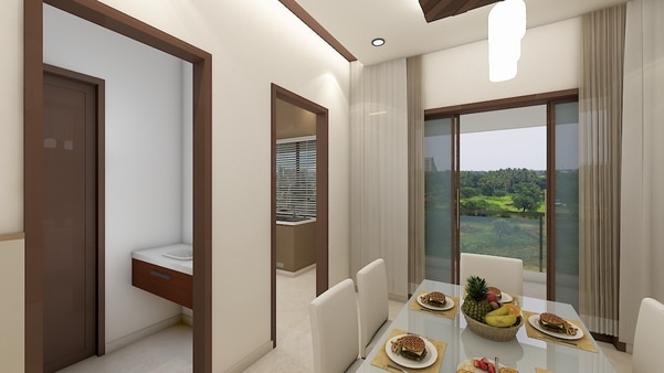 Structure:*RCC framed structure*Infill panel walls with AAC Blocks or Fly ash Bricks and plasteringJoineries:*Main door	        : African Teak Wood /equivalent frame with ornamental solid door with mortise lock*Bedroom doors 	: Malaysian sal wood/equivalent frame with ornamental flush doors with lock*Toilet doors 	        : WPC /equivalent frame with waterproof plastic/ WPC doors*Balcony doors 	: UPVC frame with UPVC sliding door*Windows 		: UPVC with single glazing windows*Ventilators 	        : UPVC with louvers*Grills 		        : MS grillFlooring:*Living, Dining				*Master bed room &	:  Multi Charge Premium vitrified Tiles  Other bed rooms*Kitchen 			: Anti-Skid porcelain tiles*Balcony & service 	: Anti-Skid tiles*Toilet floor 			: Anti-skid tiles*Toilet dado 			: Glazed tiles up to 7'o