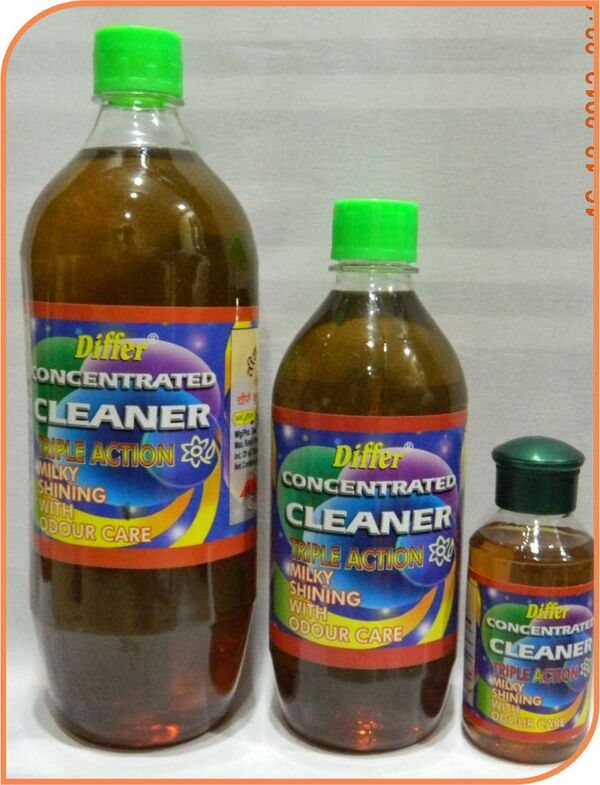 Differ Concentrated Phenyl (Cleaner) is made with pure Pine Oil & Citronella Grass Oil. Its best product in the market.