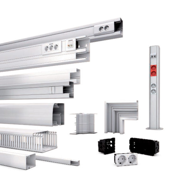 WDK cable trunking systems, plasticRapid45-2 plastic device installation trunking systemsRapid 45-2 aluminium device installation trunking systemsWDK cable trunking systems, plasticRapid 45-2 device installation trunking systems