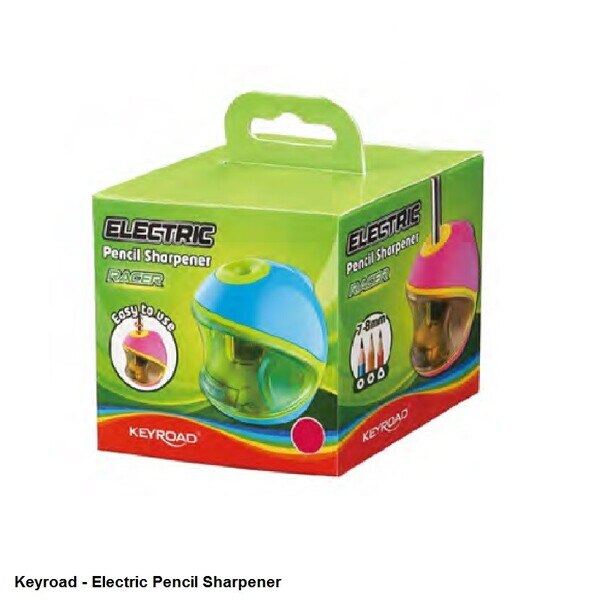 KEYROAD - ELECTRIC PENCIL SHARPENER RACER KR971783