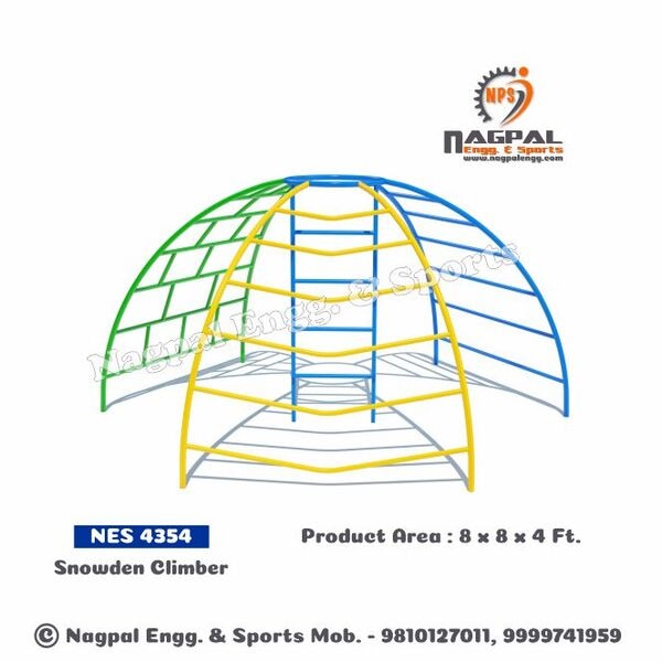Playground Climber - Snowden ClimberArea 8 x 8 x 4 FtMetal Structure