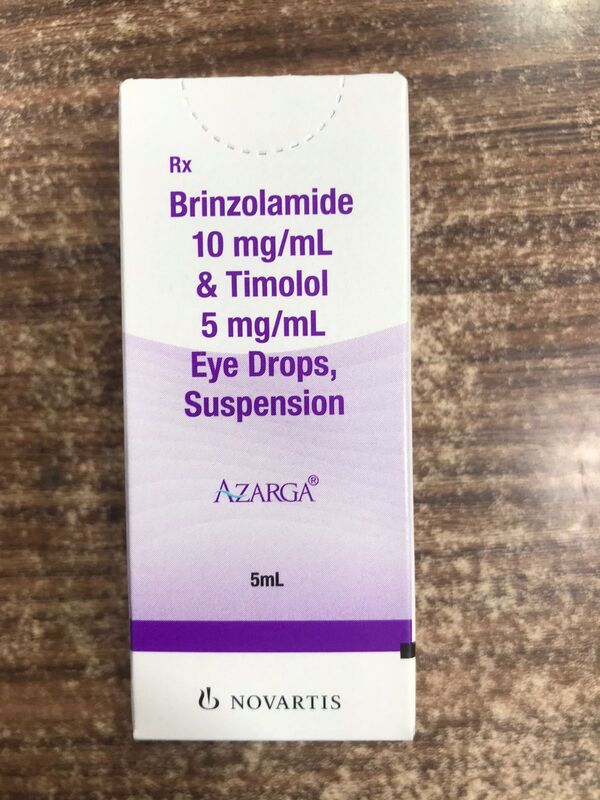 Azarga Eye Drop is a prescription medicine having a combination of medicines that is used to treat pressure in the eyes (ocular hypertension) and glaucoma. It works by decreasing the pressure of fluid in the eye (aqueous humor), which helps in lowering the increased eye pressure.