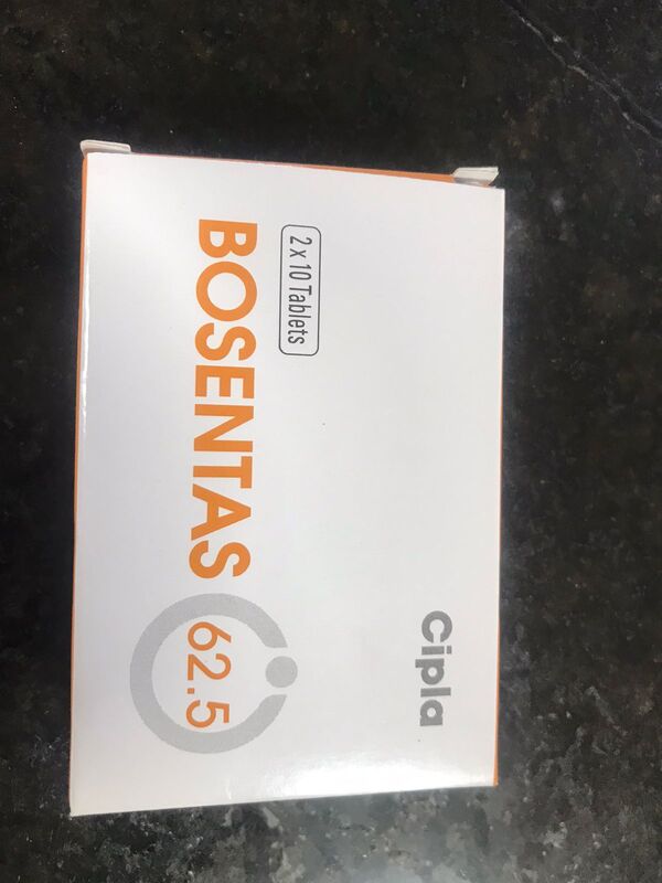 Bosentas 62.5 Tablet is a prescription medicine used to treat pulmonary arterial hypertension (high pressure in the blood vessels that carry blood from the heart to the lungs). It even helps to improve your quality of life, exercising ability and delay in disease progression.