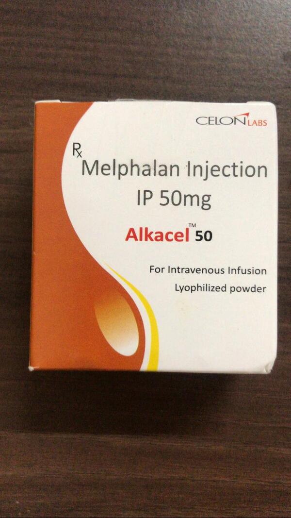 Alkacel 50 Injection is used to treat cancer of ovaries and a type of cancer of bone marrow called multiple myeloma. It may be also used to treat other conditions, as determined by the doctor.