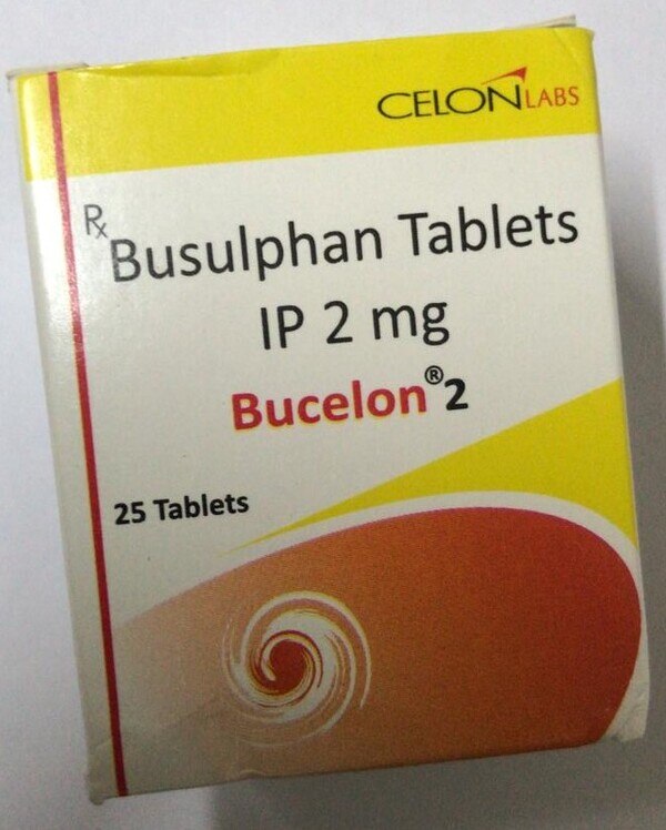 Bucelon 2 Tablet is used in the treatment of some cancers of blood like chronic myeloid leukaemia. It is used in combination with other cancer medicines during hematopoietic progenitor cell transplantation (HPCT). It may also be used to treat some other types of cancer.