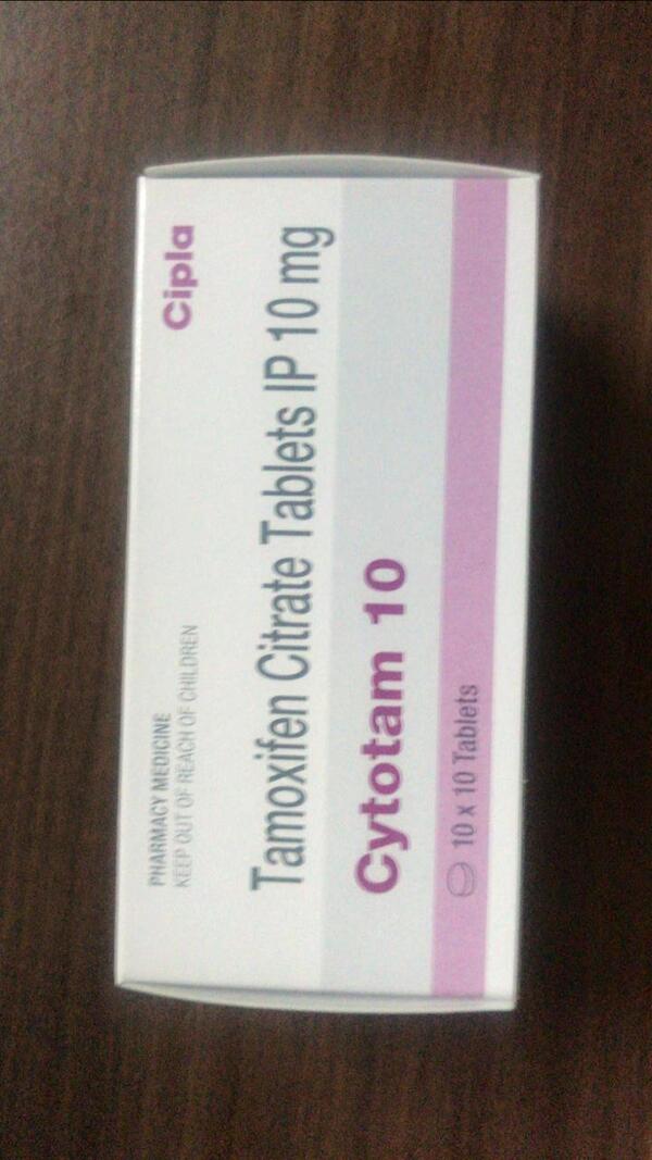 Cytotam 10mg Tablet is an anti-estrogens. It is used in the treatment of breast cancer. It is also used to reduce the risk of breast cancer in pre- and postmenopausal women with a high risk. This medicine helps to slow down the growth and multiplication of cancer cells.