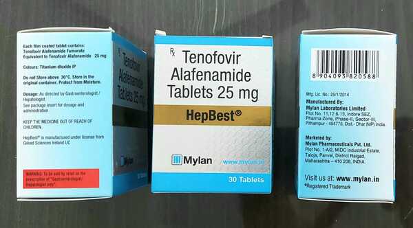 Hepbest Tablet is used in the treatment of HIV infection and chronic hepatitis B virus (HBV) infection. It prevents the multiplication of viruses in human cells. This stops the virus from producing new viruses and clears up your infection.