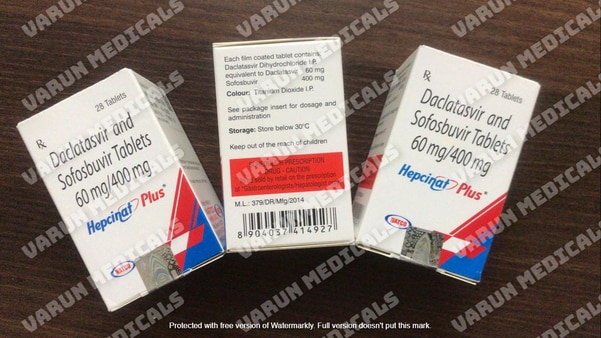 Hepcinat Plus 60mg/400mg Tablet is a combination medicine used in the treatment of chronic hepatitis C virus (HCV) infection. It works by reducing the number of hepatitis C viruses in the body and removing the virus from the blood over a period of time.