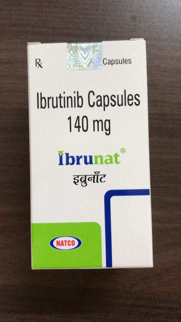 Ibrunat Capsule is used in the treatment of mantle-cell lymphoma and blood cancer (chronic lymphocytic leukemia). It is also used in chronic lymphocytic leukaemia who have received at least one prior therapy.