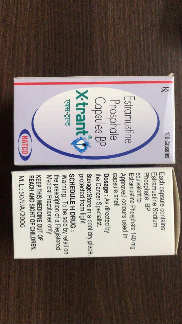 X TRANT 140 MG CAPSULE is used in the treatment of cancer of the prostate gland. It may be also used to treat other conditions, as determined by the doctor. It is sometimes used with certain other medicines as part of combination chemotherapy.