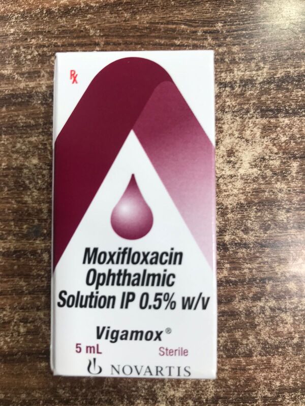 Vigamox Ophthalmic Solution is an antibiotic, used in the treatment of bacterial infections of the eye. It relieves the symptoms of the infection by stopping the further growth of the causative microorganisms