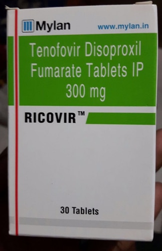 Ricovir 300mg Tablet is used to treat HIV infection and chronic hepatitis B virus (HBV) infection in combination with other anti-HIV medicines. It prevents the multiplication of viruses in human cells. This stops the virus from producing new viruses and clears up your infection.