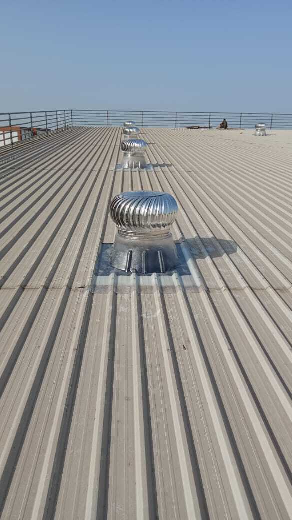 Turbo Ventilator Manufacturer in Kapadwanj.An air ventilator is a device used to provide fresh and ambient air to breathe. It is usually installed in residential apartments, factories, industries, offices etc. These air ventilators are manufactured by high quality aluminum and stainless steel. They use zero to no power while operating. These are corrosion free, owing to the stainless steel or aluminum used in their making. To add more, these are light weighted thus operate in light wind speed also. Since, zero to no power is used by them in the process, thus, no electricity charges are implied. Customers can also ask for a customized air ventilator as per their needs and requirements. These are provided to clients in most affordable prices. In addition to that, these are easy-to-maintain and low maintenance devices with high durability. These air ventilators are designed in a way which blocks the entrance of the rain water in the system.