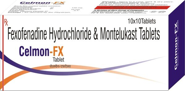 Montelukast 10 mg + fexofenadine 120 mg tablets