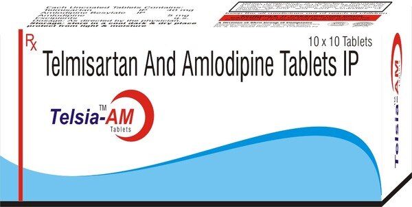 Telmisartan 40mg+ Amlodipine 5mg Tablets