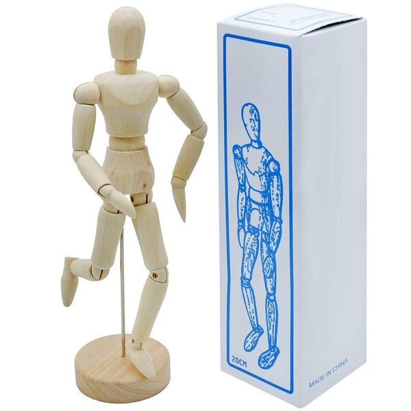 Worison Wooden Manikin Male (12 inch)
