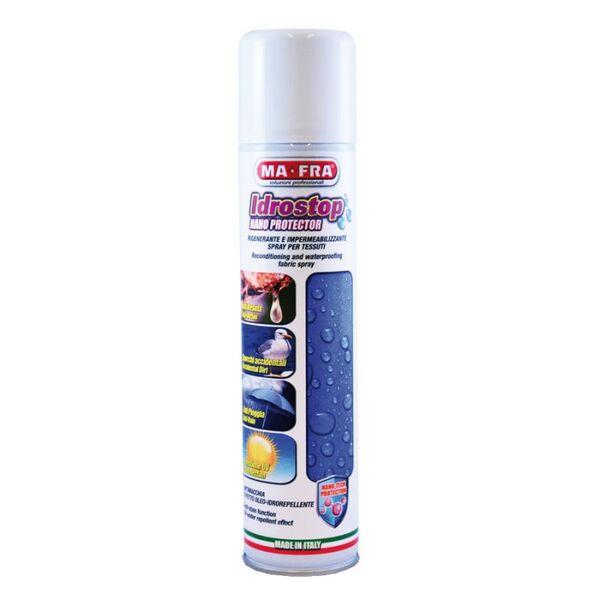 Available in 250ml. It is a super-hydrophobic fabric spray formulated to protect the valuables from any sort of damage caused due to uncertain spillage and stains. Our Nanotechnology-enabled fabric spray protects multiple products of car including mats, seats and other upholstery. One coating of this waterproof spray would make the fabric hydrophobic and prevent unwanted stains and dirt to settle. To apply- Ensure the surface is completely clean and further dried where it is to be applied. Spray the product from a distance of 8-10cms. Ensure the solution cover up the complete surface evenly and moistening the entire surface. Allow the fabric surface to absorb the complete solution.