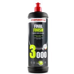 Available in 1kg. Description: - Menzerna Final Finish 3000 (FF 3000) is a versatile high-gloss polish for all automotive clear coats. - FF 3000 removes polishing marks and guarantees a perfect deep gloss. Recommended Usage. - Clean surface thoroughly prior to polishing.