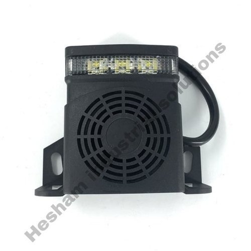 Truck or Dumper Audio Visual Back Alarm with Water and Dust proof with High power Strobe LightAlarm Range: 105 dBPower Source: DCBrand: HeshamUsage/Application: Mining Truck or DumperSound Level: 105dBPart Number: 025AVColor: BlackVoltage:10-80VIs It ISO Certified: ISO Certified