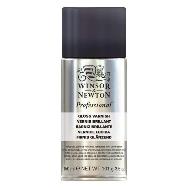 Professional Gloss Varnish; 150 ML; VarnishSuperior Quality UV Resistant Gloss VarnishFine, Clear & Non-yelllowing Varnish; Protects Oil, Alkyd & Acrylic PaintingsRemovable with mineral spirits or turpentineDo not use until painting is completely dry