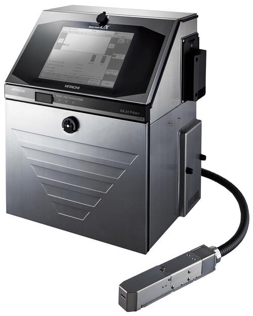 The Basic model offers up to 240 printable characters on 4 separate lines and a print rate of up 1148 per second. The model comes with 150 basic message storage capacity. Through its “Clean & Easy Cartridge System” and its “Makeup Fluid Consumption Reducing System” maintainability and environmental performance can be improved. International protection IP55.Benefit:4 -line printingClean & Easy Cartridge SystemIt can print 240 charactersSignificant reduction of makeup consumptionIP 55 protection