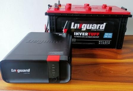 Livguard Inverters LGS-1100Model-LGS 1100Voltage-12 VTechnology- (i2 Verter)Square WaveHeavy duty charger for low voltageFeatures of Livguard Inverter:Equipped with artificial intelligent charging, our range of inverters can run heavy appliances with ease and have longer back-up time. Other features include an in-built battery gravity builder and battery deep discharge protection. Livguard inverters are compatible with Flat, Tubular, SMF and other local batteries.Battery Model MXSTJProduct Description:Lead Acid Storage BatteryKey Features Of Livfast Batteries:Unlimited power, long lasting batteries and a performance worth mentioning. Built with Tall Tubular, Short Tall Tubular, Short Tubular Jumbo and Flat Plate technologies. These batteries have 25% higher backup, 25% longer life and deep discharge cycle design.Warranty 2 year for Inverter and 3 Year Warranty for Battery.